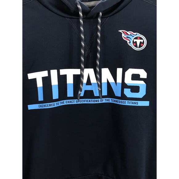 Nike NFL Tennessee Titans Blue Hoodie Pullover Sweatshirt Size M - Picture 3 of 10